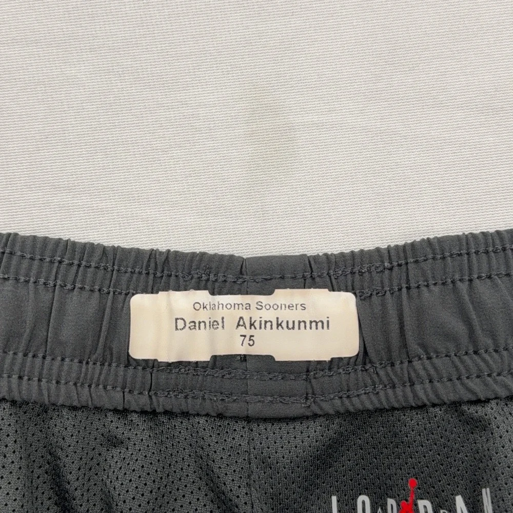 Jordan Pants Oklahoma Sooners Team Issued Player Track Gray Mens XXL